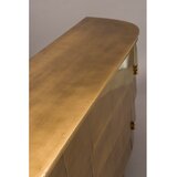 Dutchbone Kovinska komoda v zlati barvi 117x70x26 cm Hanna – | Shoptok.si