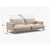 Micadoni Sofa boja terakote 200 cm Naomi – | shoptok.hr