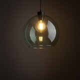  Luster na lanku CUBUS 1xE27/15W/230V crna/zadimljena zelena | Eponuda.com