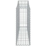  Obokane gabion košare 7 kosov 200x30x80/100 cm cinkano železo | Shoptok.si