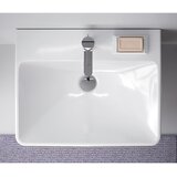 Geberit 500.256.01.1 Smyle Square 50 x 41 cm keramični umivalnik z odprtino za armaturo | Shoptok.si