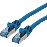 Roline 21.15.2842 RJ45 omrežni kabel\, patch kabel cat 6a s/ftp 2.00 m modra\, rdeča 1 kos, (20419426) | Shoptok.si