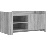  Stolić za kavu siva boja hrasta 100x50x50 cm od drva | Eponuda.com