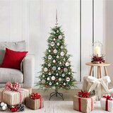 vidaXL Umetno Zložljivo Božično Drevo Zelena 120 cm PE in PVC | Shoptok.si