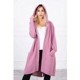 Kesi Oversize dark pink cape with hood | shoptok.hr