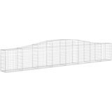  Lučne gabionske košare 3 kom 400x30x60/80 cm pocinčano željezo | shoptok.hr