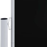 vidaXL Zložljiva stranska tenda črna 220x1200 cm | Shoptok.si