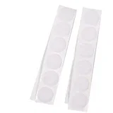 Bijela samoljepljiva čičak traka 20mm, set od 12 komada