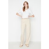 Trendyol Pants - Gray - Wide leg Cene