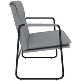  Klupa svjetlosiva 100 x 64 x 80 cm od tkanine | Eponuda.ba