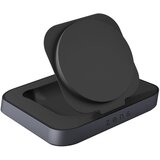  Magnetni brezžicni polnilec MagSafe 2 v 1 za iPhone in AirPods, ?rna, (21683730) Cene
