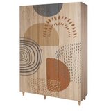 Woody Fashion Ormar Lena 3 -975, 135x192x52 cm, Hrast Cijene