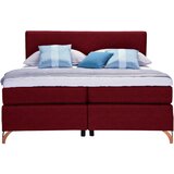 Esposa postelja boxspring 160 cm x 200 cm , tekstil rdeča | Shoptok.si
