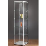  Vitrina, višina 2000 mm, LED-osvetlitev, glava svetilke s Ø 35 mm, ŠxG 500 x 500 mm | Shoptok.si