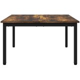  Kava Stol Dimni hrast 80 x 80 x 45 cm Konstruirano drvo | shoptok.hr