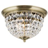 Orion dlu 1840/35 - kristalna plafonska lampa plafond 3xE27/40W/230V prečnik 35 cm bronza | Eponuda.com