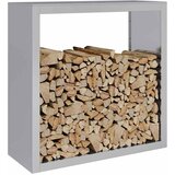  Stalak za drva za ogrjev 100x40x100 cm od pocinčanog čelika | shoptok.hr