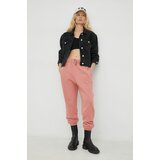Mustang Pamučni donji dio trenirke Cozy Jogger boja: narančasta, glatki materijal | shoptok.hr