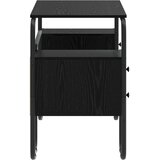  Stol s pohranom Crni hrast 145 x 50 x 75 cm | shoptok.hr