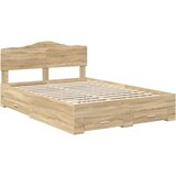  Konstrukcija postelje Sonoma hrast 150 x 200 cm Konstruiran les, (5000102177) | Shoptok.si