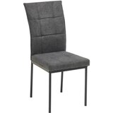 MID.YOU STOL, kovina, tekstil antracit, črna | Shoptok.si