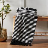 Catherine Lansfield Črna odeja 125x150 cm Stab Stitch – | Shoptok.si