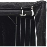  Stalak za drva za ogrjev s kišnom navlakom 100x40x200 cm | shoptok.hr