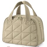 INF Velika torba za ličila, potovalni organizator torbe za kozmetiko za ženske in dekleta Khaki, (21684498) Cene