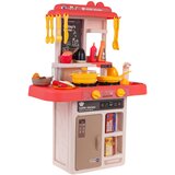 Dječja kuhinja za igru Kitchenette sasvjetlosnim - 43 elemenata - roza | shoptok.hr