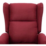  Masažna fotelja na podizanje od tkanine crvena boja vina | shoptok.hr