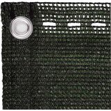 Balkonski zastor tamnozeleni 120 x 500 cm HDPE - Tamnozelena 120 x 500 cm | shoptok.hr