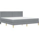  Okvir za krevet Svijetlo siva 180 x 200 cm Poliester | shoptok.hr