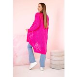 Kesi Sweater with geometric pattern pink neon | Shoptok.si