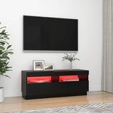 TV ormarić s LED svjetlima crni 100 x 35 x 40 cm | shoptok.hr