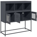 vidaXL Komoda antracit 100,5 x 39 x 107 cm od hladno valjanog čelika | shoptok.hr