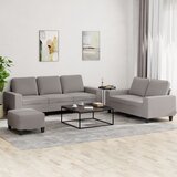 3-dijelni set sofa smeđesivi od tkanine | shoptok.hr