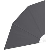  Zaslon za privatnost na balkonu 140 x 140 cm Poliester Crna | Eponuda.ba