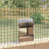 vidaXL Hranilnica za zajce srebrna 64.5 x 25.5 x 45.5 cm | Shoptok.si
