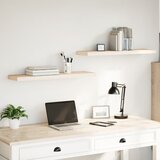  Plutajuće police 2 kom 90x23,5x4 cm od konstruiranog drva | shoptok.hr
