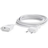 sygonix SY-5042680 tok podaljšek bela 5.00 m H03VVH2-F 2X 0\,75 mm², (20434033) | Shoptok.si