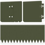  Ograda oko Travnjaka 30 pcs 103 x 15 cm Čelik Maslinastozelena | shoptok.hr