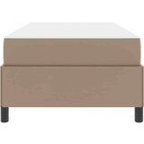  Posteljni okvir z vzmetnico Kapučino 90 x 190 cm Umetna koža | Shoptok.si