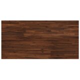  Kvadratni blagovaonski stol 160 x 70 x 75 cm Tamno smeđa - tamno smeđe i bijele boje 160 x 70 x 75 cm Četvrtasto | shoptok.hr