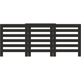  Pokrov za radijator crni 205x21,5x83,5 cm konstruirano drvo | shoptok.hr