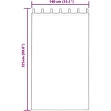  Baršunaste zavjese 2 kom. Šampanjca 225 x 140 cm Baršun | shoptok.hr