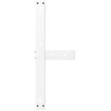  Noge za klub stolić T-oblika 2 kom Bijele 60x25x(42-43) cm Čelik | shoptok.hr