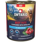 Ontario Dog Adult konzerva, pašteta - govedina in spirulina 800g Cene