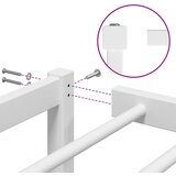  Metalni okvir za krevet bijeli 200x200 cm | Eponuda.ba