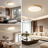 Brilagi prigušiva LED svetiljka WOODLINE LED/72W/230V 3000-6000K hrast prečnik 60 cm +daljinski upravljač | Eponuda.com