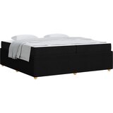  Krevetna konstrukcija s madracem Crna 200 x 200 cm tkanina | Eponuda.com